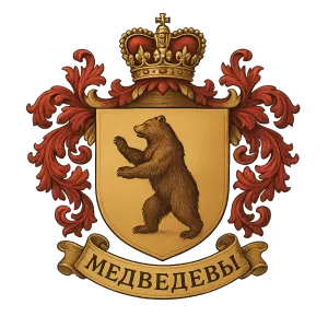 Герб семьи Медведевы