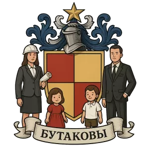 Герб семьи Бутаковы
