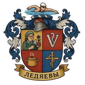 Герб семьи Ледяевы