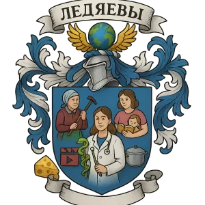 Герб семьи Ледяевы