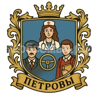 Герб семьи Петровы