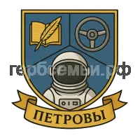 Герб семьи Петровы