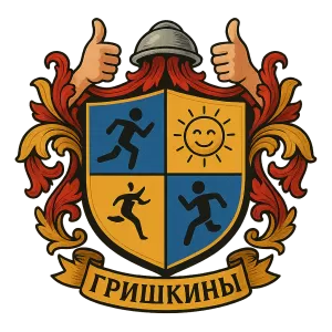 Герб семьи Гришкины