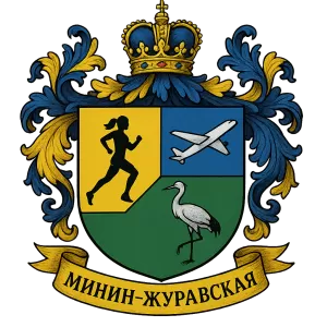 Герб семьи Минин-Журавская