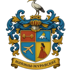 Герб семьи Минины-Журавские