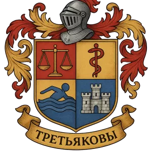 Герб семьи Третьяковы