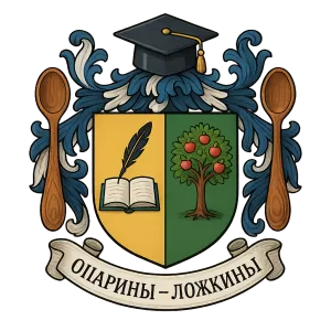 Герб семьи Опарины – Ложкины