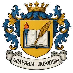 Герб семьи Опарины – Ложкины