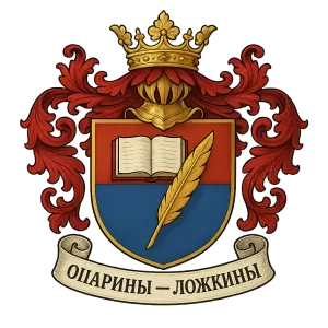 Герб семьи Опарины – Ложкины