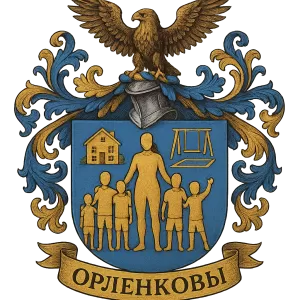 Герб семьи Орленковы