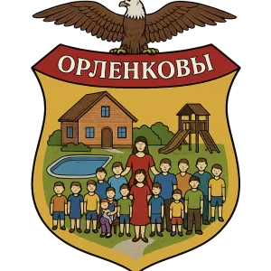 Герб семьи Орленковы