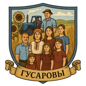 Герб семьи гусаровы