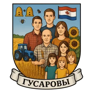 Герб семьи гусаровы