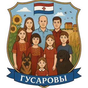 Герб семьи гусаровы