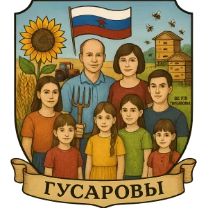 Герб семьи гусаровы