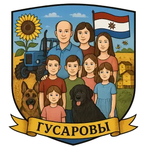 Герб семьи гусаровы