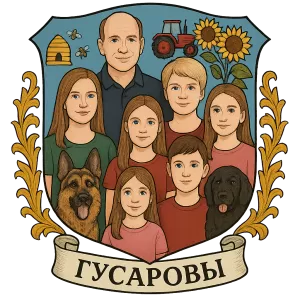 Герб семьи гусаровы