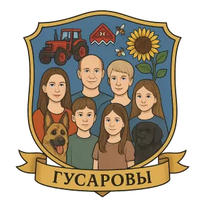 Герб семьи гусаровы