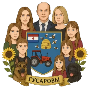 Герб семьи гусаровы