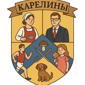 Герб семьи Карелина