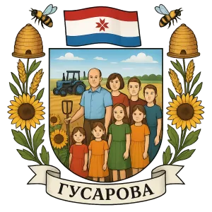 Герб семьи гусарова