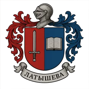 Герб семьи Латышева