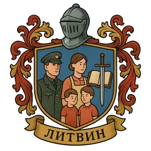 Герб семьи Литвин