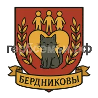 Герб семьи Бердников
