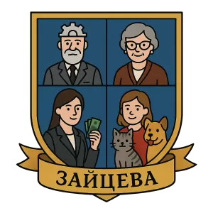 Герб семьи Зайцева