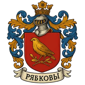 Герб семьи Рябковы