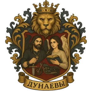 Герб семьи Дунаевы