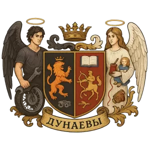Герб семьи Дунаевы