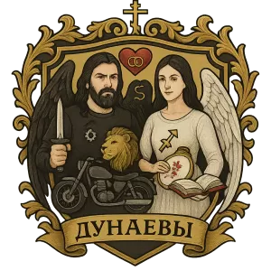 Герб семьи Дунаевы