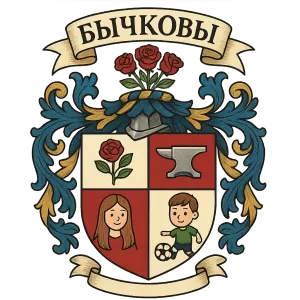 Гербы семьи Бычковых