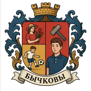 Герб семьи Бычковых