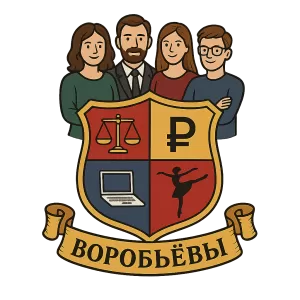 Герб семьи Воробьева