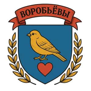 Гербы семьи Воробьева