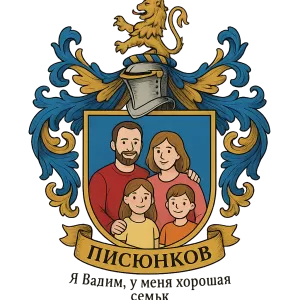 Герб семьи Писюнков