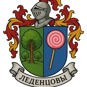 Герб семьи Леденцовы