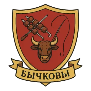 Герб семьи Бычковы