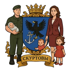 Герб семьи Скуртовы