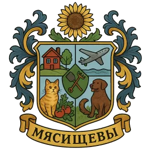 Герб семьи Мясищевы