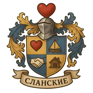 Герб семьи Сланские
