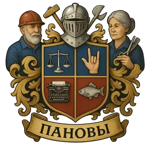 Герб семьи Пановы
