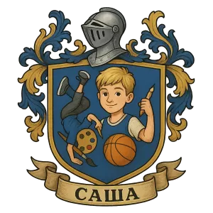 Герб семьи Саша