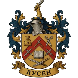 Герб семьи Дусен