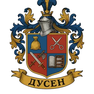 Герб семьи Дусен
