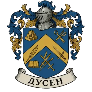 Герб семьи Дусен