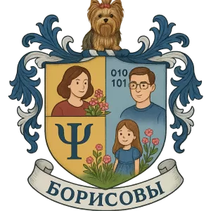Герб семьи Борисовы
