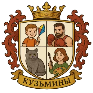 Герб семьи Кузьмины